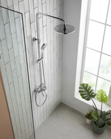 Душевая система Bravat Rhein F6429564CP-A-ENG, хром, артикул F6429564CP-A-ENG