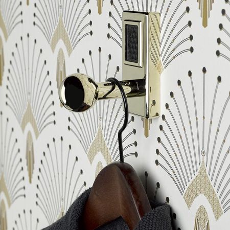 THG METROPOLIS CRISTAL NOIR Крючок одинарный, цвет Soft Gold, артикул A2L-F30-517