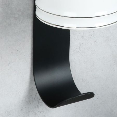 Держатель дозатор жидкого мыла FIXSEN PRACTICA FX-800A, черный, артикул FX-800A