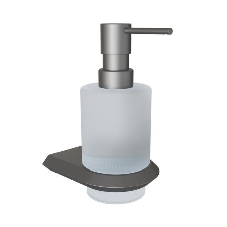 Дозатор жидкого мыла Knotlor LD103GM, оружейная сталь, артикул LD103GM