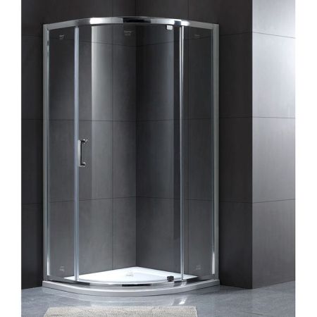 Душевой уголок Gemy Sunny Bay 100х100 профиль Хром стекло прозрачное, артикул S28081