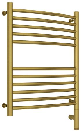 Полотенцесушитель электрический "БОГЕМА 3.0" 600х500 / МЭМ правый (Состаренная латунь), артикул 051-5803-6050