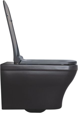 Чаша подвесного унитаза Allen Brau Infinity 4.21011.31 черный матовый, артикул 4.21011.31