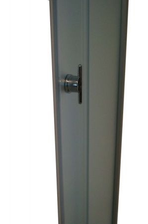 Душевой уголок Parly ZEQ811 80х193 профиль Матовый алюминиевый стекло матовое