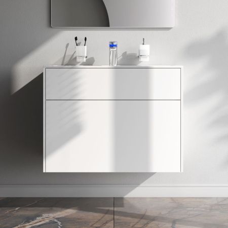 M50AFHX0803WM Inspire V2.0, База под раковину, подвесная, 80 см, 3 ящика, push-to-open, белый матовы M50AFHX0803WM Inspire V2.0, База под раковину, подвесная, 80 см, 3 ящика, push-to-open, белый матовы