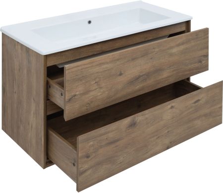 Тумба под раковину Aquanet Милан 105 дуб рустикальный, артикул 00339971