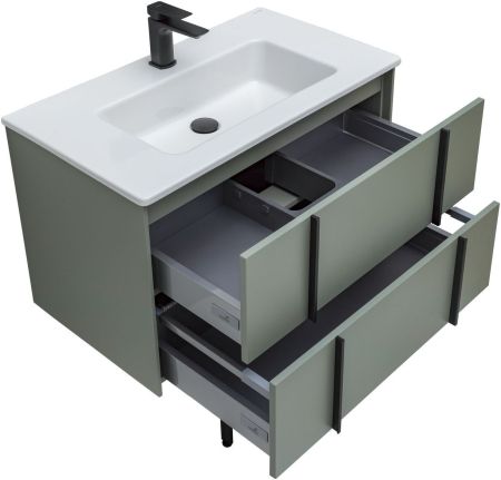 Тумба под раковину Allen Brau Reality 80 1.32005.CGM олива матовый, артикул 1.32005.CGM