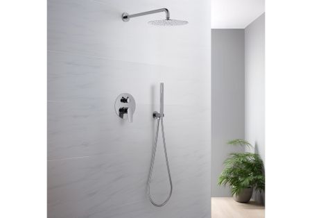 Set 3 в 1 душевой комплект AQUATEK AQ1172CR БЕТТА, артикул AQ1172CR