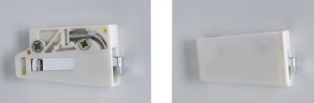 Тумба подвесная "Каре 70" (2 ящ.) Люкс белая, PLUS, артикул СС-00002269