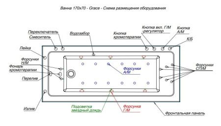 Акриловая ванна Aquanet Grace 170x70 (с каркасом) Акриловая ванна Aquanet Grace 170x70 (с каркасом)