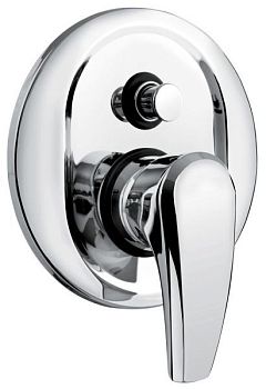 Внутристенный смеситель Kali на  выхода, цвет хром