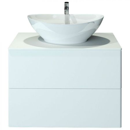 Тумба с раковиной Orange Otto 75 Ot-75TuSTONE+G56 Белая, артикул Ot-75TuSTONE+G56