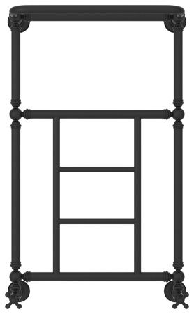 Полотенцесушитель водяной "Ренессанс 1452" 860х500 (МУАР Темный Титан)