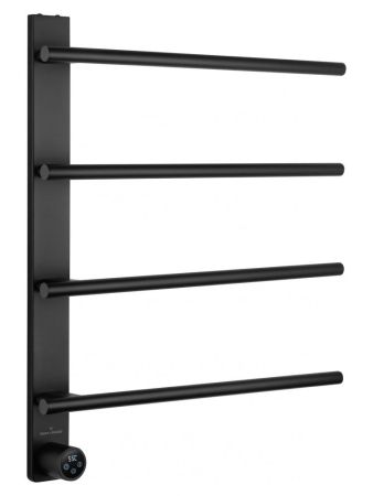 Полотенцесушитель электрический WONZON & WOGHAND NÜRNBERG, Черный матовый (WW-AL344-MB), артикул WW-AL344-MB