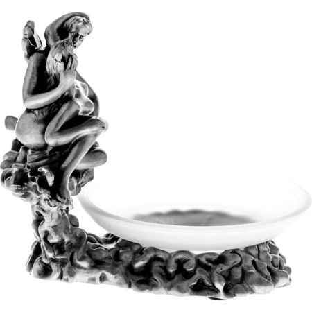 Мыльница Art&Max Romantic AM-B-0081C-T Серебро, артикул AM-B-0081C-T