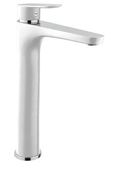 Смеситель для раковины Fiore KEVON CHIC 81WX8119, хром/белый