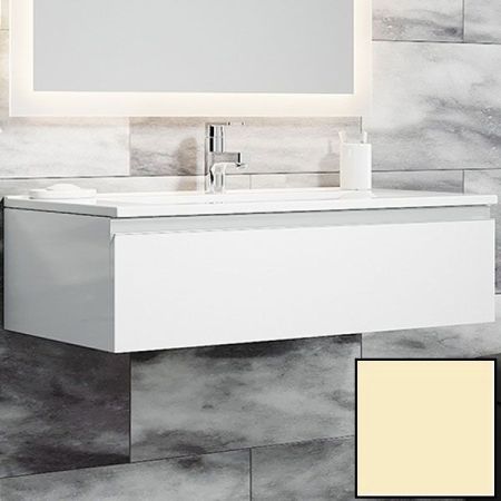 Тумба с раковиной SanVit Авеню-1 90 kavenu190 в цвете Ral подвесная Желтый глянец, артикул kavenu190