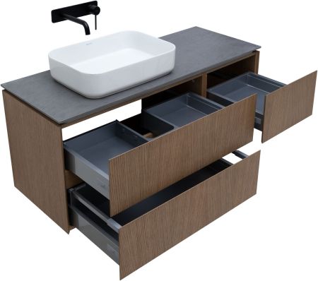 Тумба под раковину Allen Brau Infinity 120 1.21005.NO L дуб, артикул 1.21005.NO