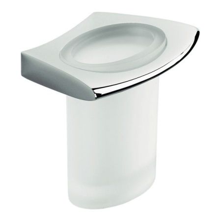 Colombo Land Стакан, цвет: хром/матовое стекло, артикул B2802.CR-VAN