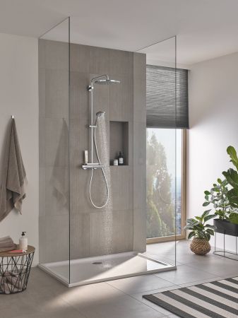 Душевая система GROHE Vitalio Joy XXL 310 с термостатом для душа, хром (26401001), артикул 26401001