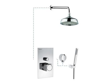 Emmevi Siris душевой комплект 470CR, цвет хром Emmevi Siris душевой комплект 470CR, цвет хром