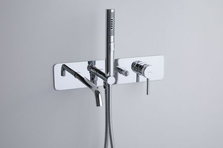 Смеситель для ванны Allen Brau Priority 5.31A05-00 (с внутренней частью) хром, артикул 5.31A05-00