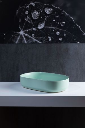 Раковина накладная Allen Brau Fantasy 55 4.11022.MT мятный, артикул 4.11022.MT