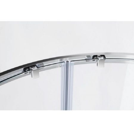 Душевой уголок Cezares Molveno R-2 80х80 профиль Хром стекло прозрачное, артикул MOLVENO-R-2-80-C-Cr-IV