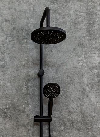 Душевая система Orange Mia M34-933b Черная, артикул M34-933b