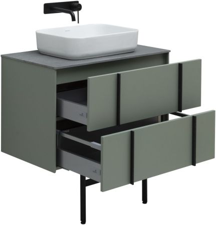 Тумба под раковину Allen Brau Reality 80 1.32005.CGM олива матовый, артикул 1.32005.CGM