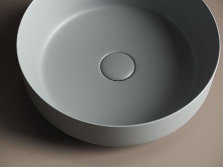 Умывальник чаша накладная круглая (цвет Антрацит Матовый) Element 390*390*120мм CN6022MH, артикул CN6022MH