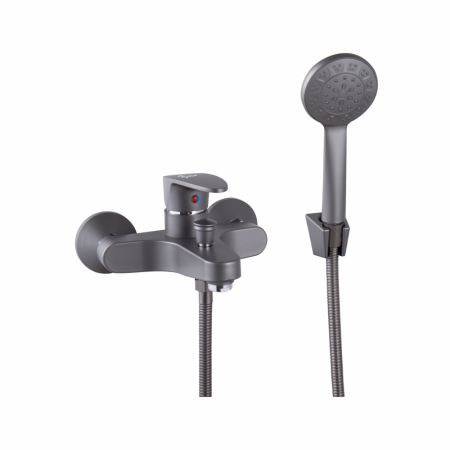 Смеситель для ванны PLstart PL3205-17, графит