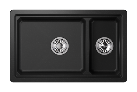 Кухонная мойка Granula 7304U, ЧЁРНЫЙ, артикул 7304U, ЧЁРНЫЙ