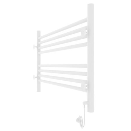 Полотенцесушитель электро "Оливия ЧК8 800*500", белый муар, левый