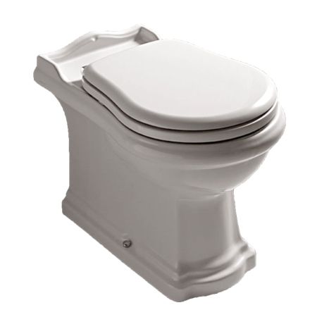 KERASAN Retro Унитаз напольный приставной BTW слив в стену, цвет белый, артикул 101601