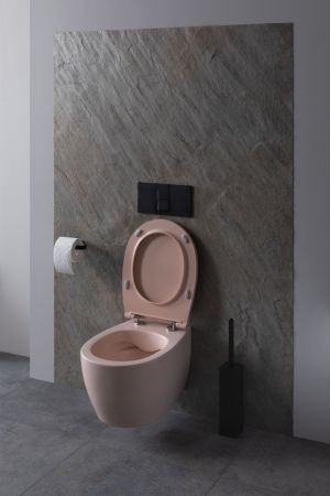 Чаша подвесного унитаза Allen Brau Fantasy 4.11004.SM розовый, артикул 4.11004.SM