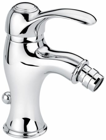 Смеситель Harmony с донным клапаном для биде, цвет хром-золото, артикул 22004CO