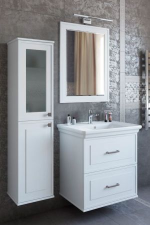 Шкаф пенал Sanflor Модена 34 L С04613 Белый, артикул С04613