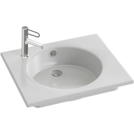 Раковина мебельная JACOB DELAFON ODEON RIVE GAUCHE EXBA112-Z-00 (встраиваемая сверху, (61*40), белый, шт, артикул EXBA112-Z-00