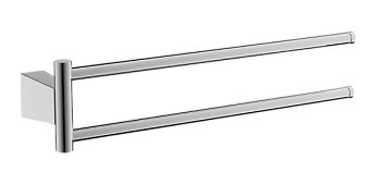 Полотенцедержатель поворотный двойной BELZ B91112, хром