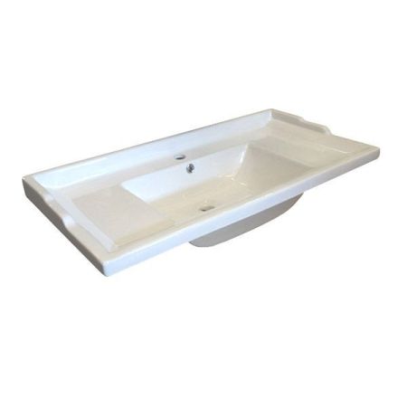 Тумба с раковиной Comforty Тбилиси 90 3132630 Белая