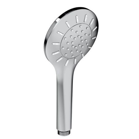 Ручной душ, Laufen, MyTwin100, размер душевого диска, мм-100, форма-круглая, количество режимов-1, цвет-хром, артикул HF939028100000
