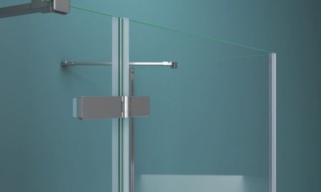 Душевой уголок BelBagno KRAFT-AH-12-100/80-C-Cr-L