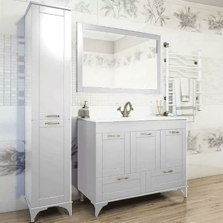 Тумба для раковины Sanflor Ванесса 105/2 С0002145 Белая