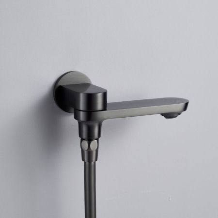 Душевая система встраиваемая Shevanik S4335T, оружейная сталь