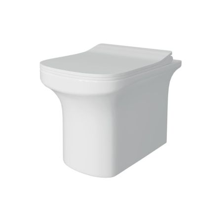 Унитаз приставной Maretti Veneto безободковый с микролифтом, VE10PRBM61-844, белый