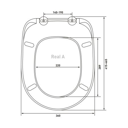 Сиденье BERGES Real A, артикул 010301