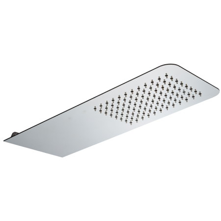 HUBER Lynox Верхний душ 500х200мм, для настенного крепления, нержавеющая сталь