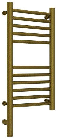 Полотенцесушитель электрический "БОГЕМА 3.0" прямая 600х300 / МЭМ левый (Состаренная бронза), артикул 05-5804-6030