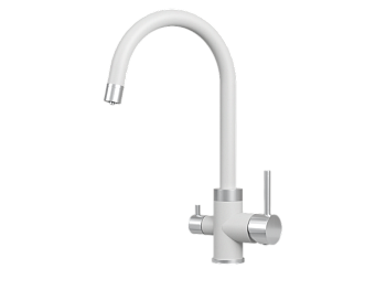 Смеситель для кухни GRANULA (5169, АРКТИК (БЕЛЫЙ))